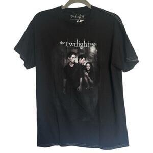 Twilight Saga Black Graphic Short Sleeve T-Shirt New with Tags Medium